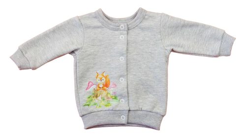 Belül bolyhos baba kocsikabát Állatos mintával