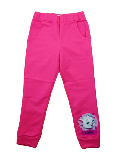 2 részes pamut kislány szabadidő szett cica mintával