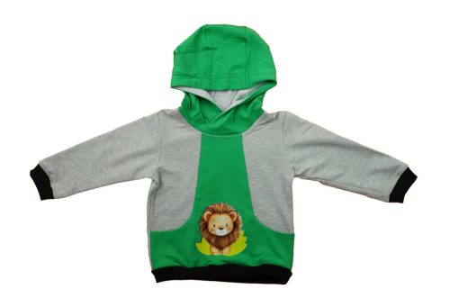 2 részes kisfiú szabadidő szett oroszlános mintával