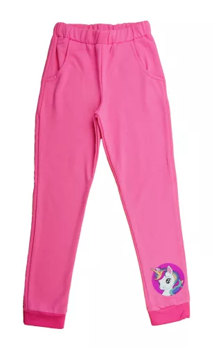 2 részes bolyhos  kislány szabadidő szett Unikornis mintával