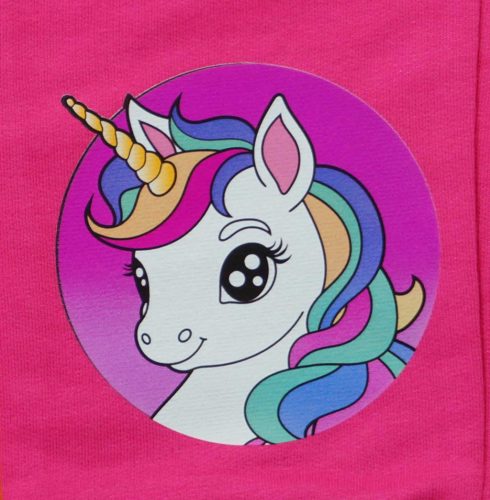 2 részes bolyhos  kislány szabadidő szett Unikornis mintával