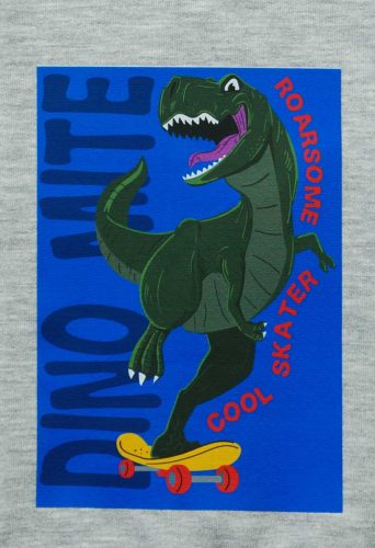 Pamut kisfiú mellény – Dínó mintával