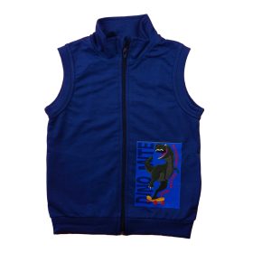 Pamut kisfiú mellény – Dínó mintával