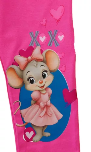 Kislány leggings Egérke mintával