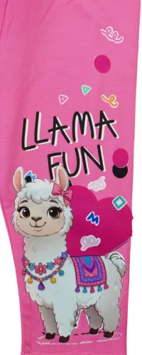 Kislány leggings Láma mintával