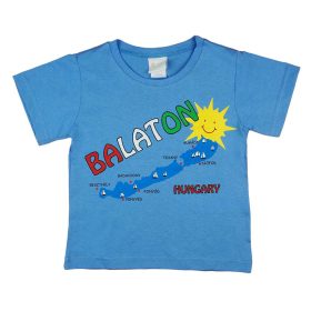   Baba| gyerek feliratos "Balaton" rövid ujjú póló (méret:80-128)
