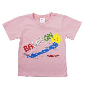   Baba, gyerek feliratos "Balaton" rövid ujjú póló