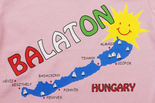 Baba, gyerek feliratos "Balaton" rövid ujjú póló