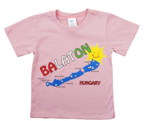 Baba, gyerek feliratos "Balaton" rövid ujjú póló