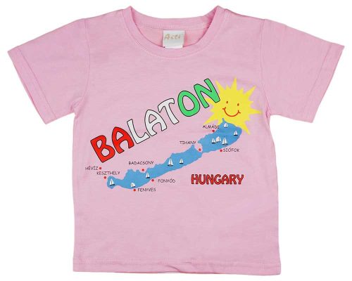 Baba, gyerek feliratos "Balaton" rövid ujjú póló