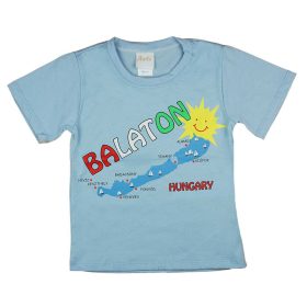   Baba, gyerek feliratos "Balaton" rövid ujjú póló