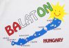 Baba, gyerek feliratos "Balaton" atléta