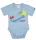 Rövid ujjú baba body Balaton felirattal