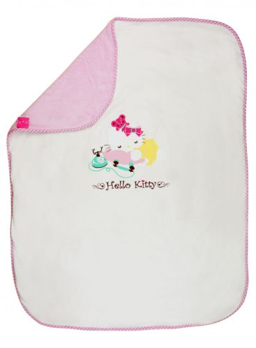 Hello Kitty pamut- wellsoft takaró vegyes mintával (méret:70×90)