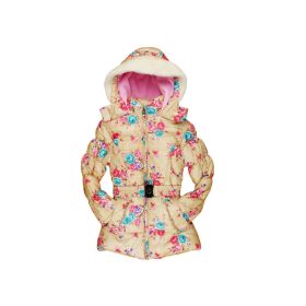 Lányka virágos divat kabát