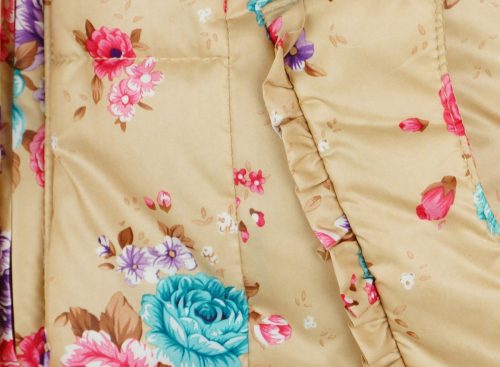 Lányka virágos divat kabát