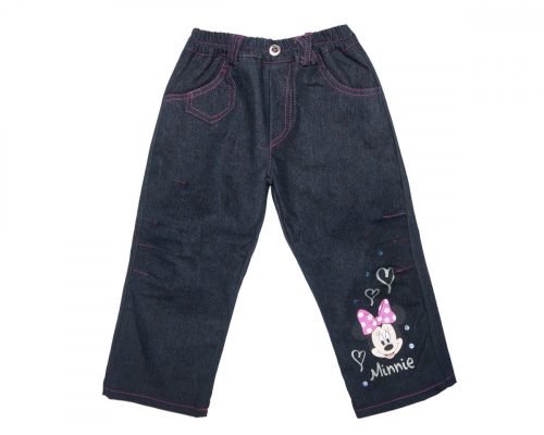 Disney Minnie gyerek bélelt farmer és kord nadrág (méret:92-128)
