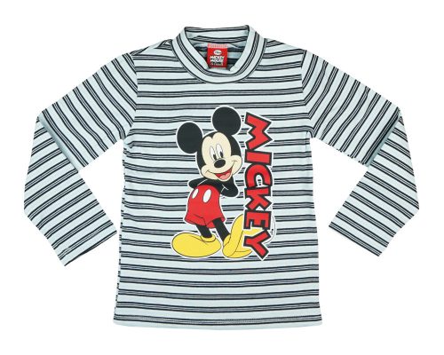 Disney Mickey csíkos hosszú ujjú póló (méret: 74-116)