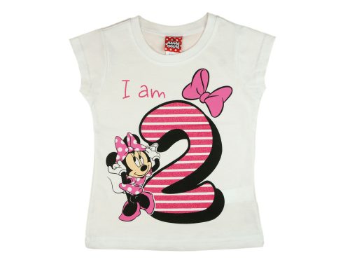 Disney Minnie szülinapos kislány póló 2 éves
