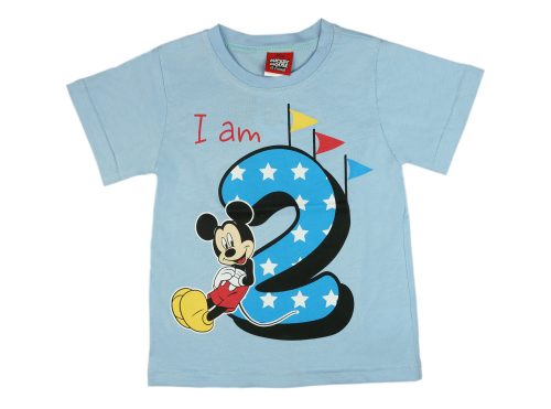 Disney Mickey szülinapos kisfiú póló 2 éves
