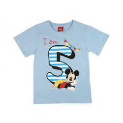 Disney Mickey szülinapos kisfiú póló 5 éves