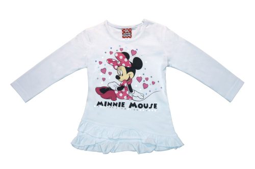 Disney Minnie fodros hosszú ujjú tunika (méret 80-116)