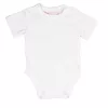 Egyszínű, rövid ujjú baba body