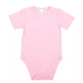 Egyszínű, rövid ujjú baba body