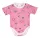 Rövid ujjú baba body cuki Virágos mintával