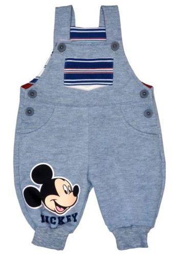 Disney Mickey baba/gyerek kertésznadrág (méret: 62-92)