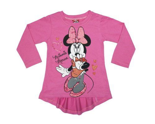 Disney Minnie gyerek hosszú ujjú póló (méret: 86-116)