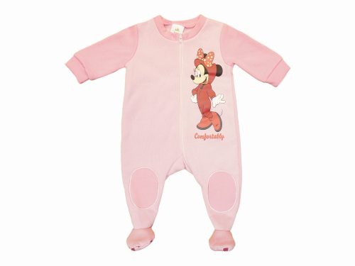 Disney Minnie baba bolyhos overálos pizsama (méret: 68-98)