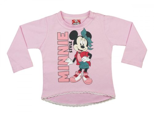 Disney Minnie baba/gyerek hosszú ujjú póló (méret: 74-116)