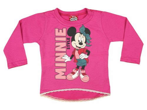 Disney Minnie baba/gyerek hosszú ujjú póló (méret: 74-116)