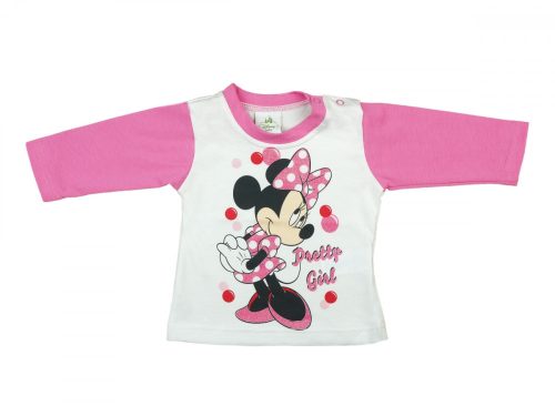 Disney Minnie baba hosszú ujjú póló (méret: 62-86)