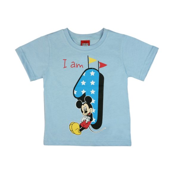 Disney Mickey szülinapos kisfiú póló 1 éves
