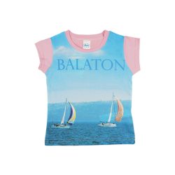 Balaton rövid ujjú lányka póló (méret: 92-158)