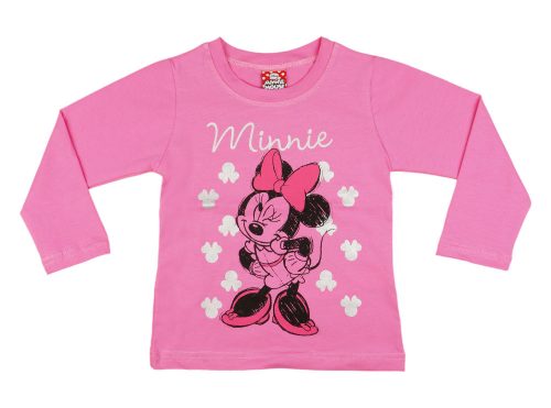 Disney Minnie hosszú ujjú lányka póló (méret: 92-122)