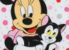 Disney Minnie belül bolyhos hosszú ujjú rugdalózó pöttyös