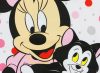 Disney Minnie lányka hosszú ujjú póló pötty