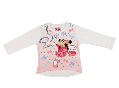 Disney Minnie| belül bolyhos| hosszú ujjú póló (méret: 74-122)