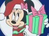 Disney Minnie Mikulás lányka hosszú ujjú tüllös ruha Karácsony
