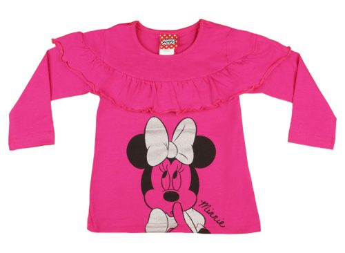 Disney Minnie hosszú ujjú lányka póló (méret: 92-140)