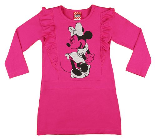 Disney Minnie hosszú ujjú lányka ruha (méret: 98-134)