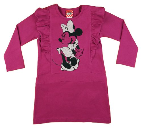 Disney Minnie hosszú ujjú lányka ruha (méret: 98-134)