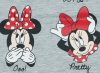 Disney Minnie mintákkal nyomott rövid ujjú lányka póló