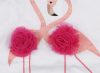 Flamingó mintás lányka 2 részes tüllszoknyás szett 86