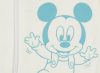 Biopamut Disney Mickey elöl cipzáras hosszú ujjú rugdalózó bézs