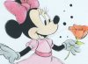 Disney Minnie lányka hosszú ujjú rugdalózó pasztell