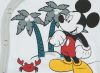 Disney Mickey elején patentos rövid ujjú kombidressz fehér